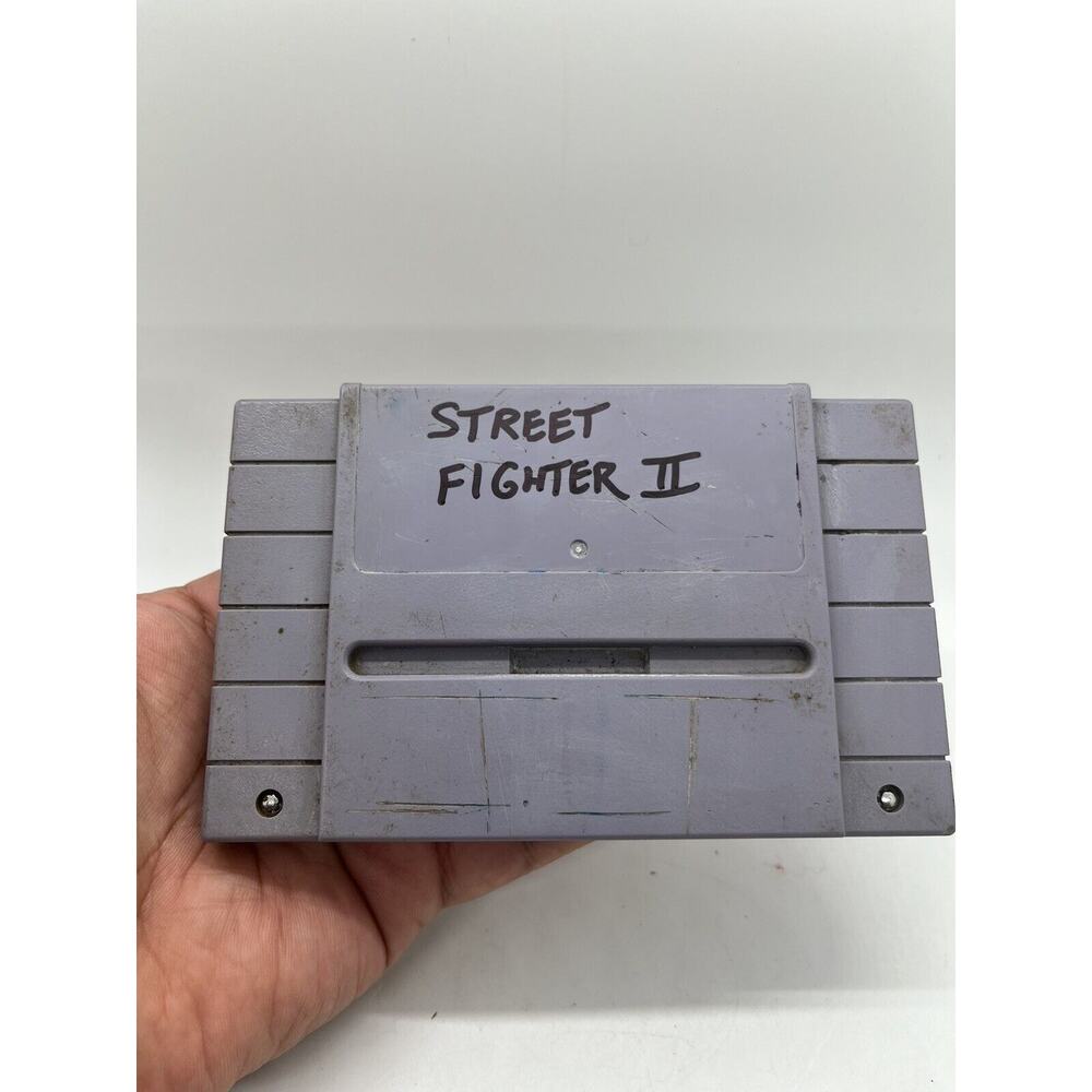 Street Fighter II (SNES, 1992) - Authentic, Great Condition!